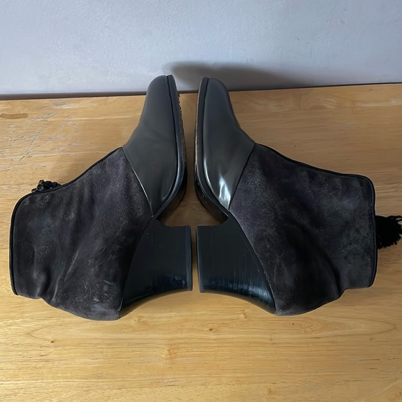 Rag & Bone Ankle Leather Suede Almonds Toe Boots - Picture 6 of 11